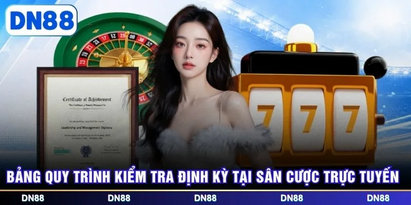 Bảng quy trình kiểm tra định kỳ tại sân cược trực tuyến